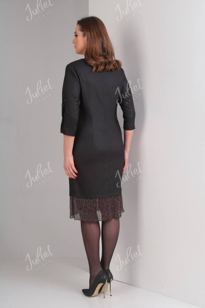Платье Juliet Style Д39 черный - фото 2
