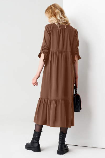Платье Панда 57680z коричневый - фото 2