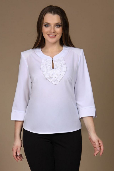 Блуза MIRSINA FASHION 1215 белый - фото 1
