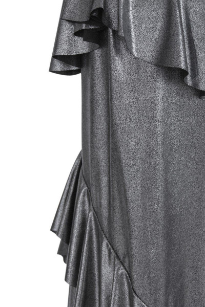 Платье Alena Goretskaya A1131/1 серебро - фото 3