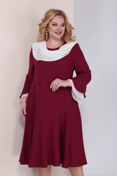 Платье SOVITA M-2141 бордо - фото 1