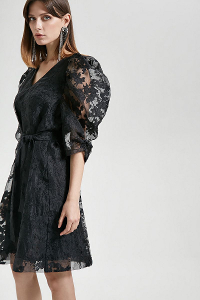 Платье Moveri by Larisa Balunova 5079D черный - фото 6