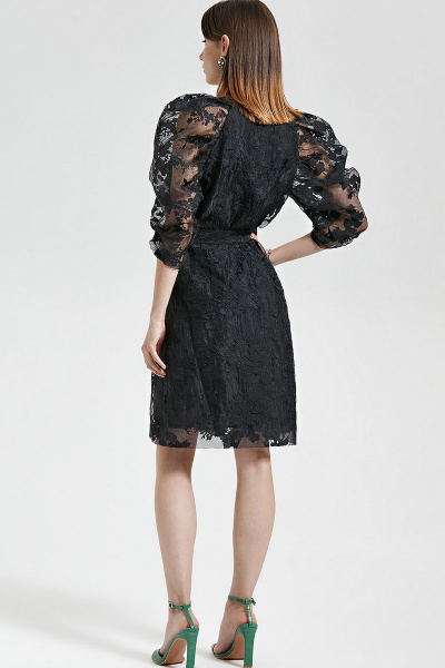 Платье Moveri by Larisa Balunova 5079D черный - фото 5