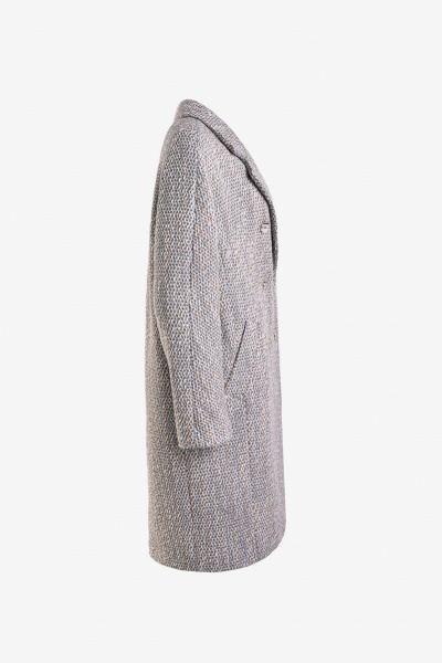Пальто Elema 1-11211-1-170 серый - фото 4