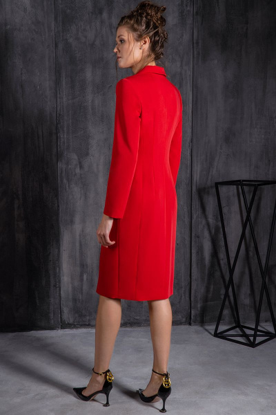 Платье VLADINI VS4004 красный - фото 3
