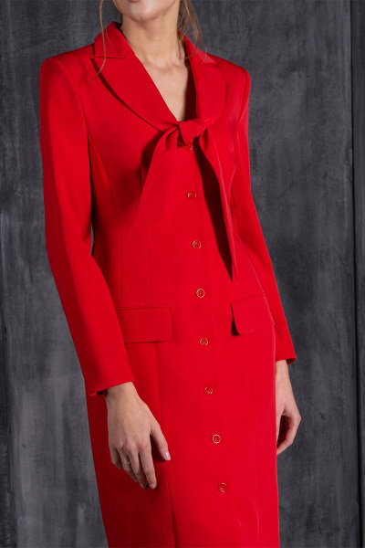 Платье VLADINI VS4004 красный - фото 2