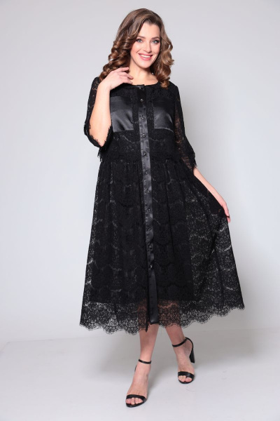 Платье ANASTASIA MAK 971 черный - фото 2