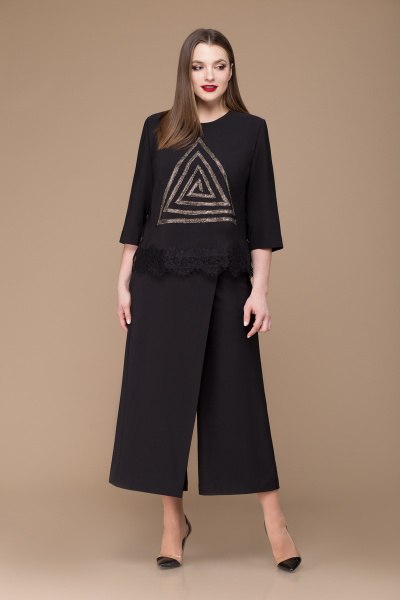 Блуза, брюки Svetlana-Style 1179 черный - фото 1