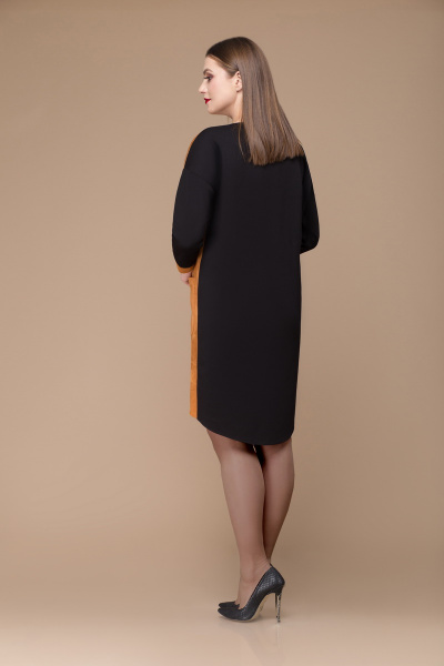 Платье Svetlana-Style 1180 черный+оранж - фото 2