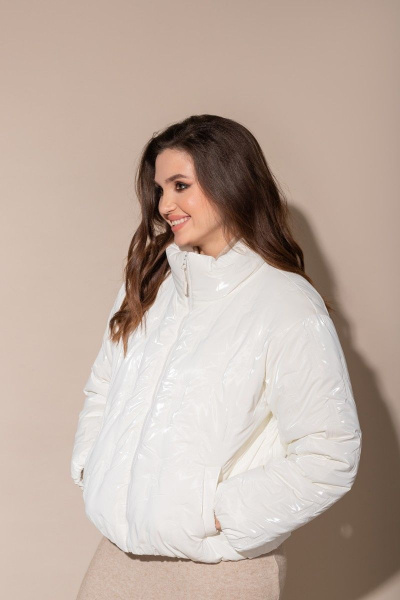 Куртка Angelina 219 белый - фото 3