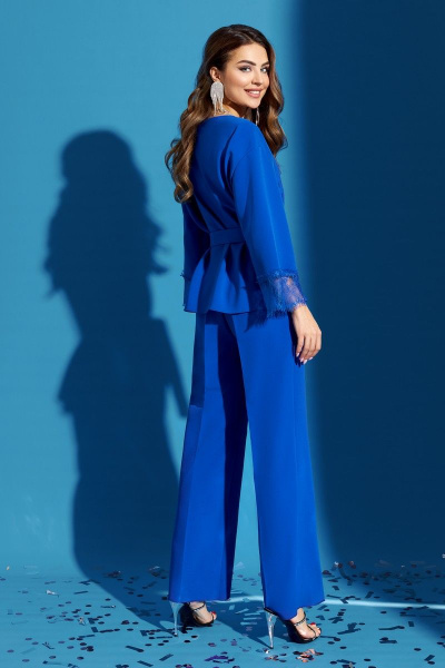 Блуза, брюки Gizart 7578 синий - фото 3