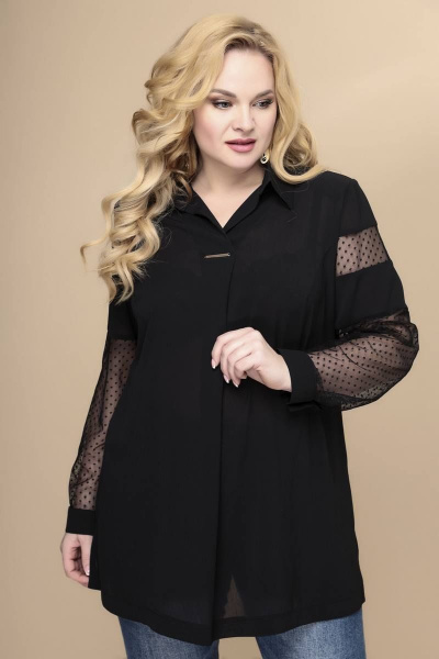 Блуза Romanovich Style 5-2079 черный - фото 1