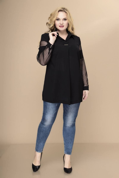 Блуза Romanovich Style 5-2079 черный - фото 3