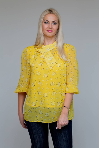 Блуза Avila 0867 желтый - фото 1