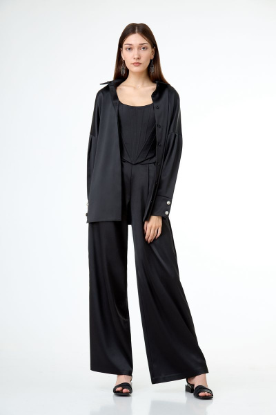 Блуза ALICANTE 1230 черный - фото 1