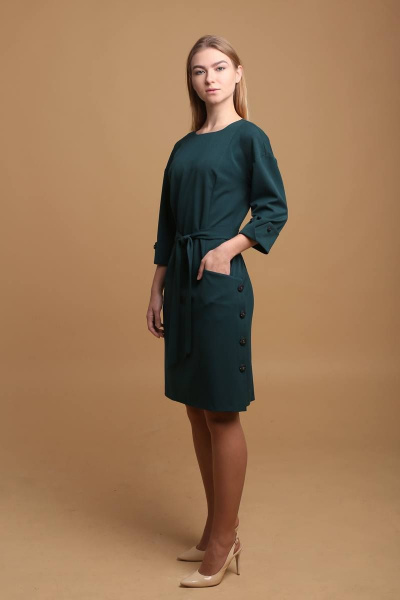 Платье AnnLine 28-21 зеленый - фото 1