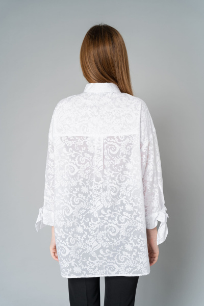 Блуза Elema 2К-9843-1-164 белый - фото 3