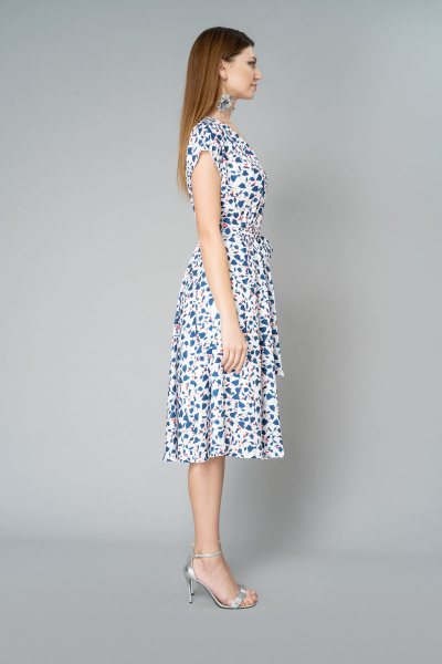 Платье Elema 5К-88271-1-164 сине-белый - фото 2