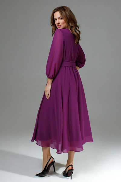 Платье TEZA 3736 фиолетовый - фото 2