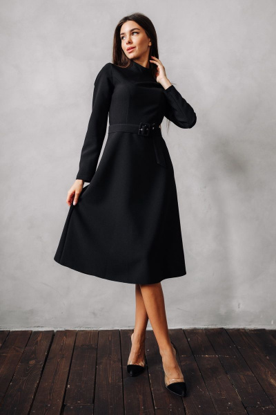 Платье THE.WOMAN 597 черный - фото 1