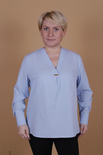 Блуза MIRSINA FASHION 14560012 голубой - фото 1