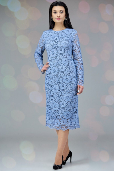 Платье Angelina & Сompany 647 голубой - фото 5