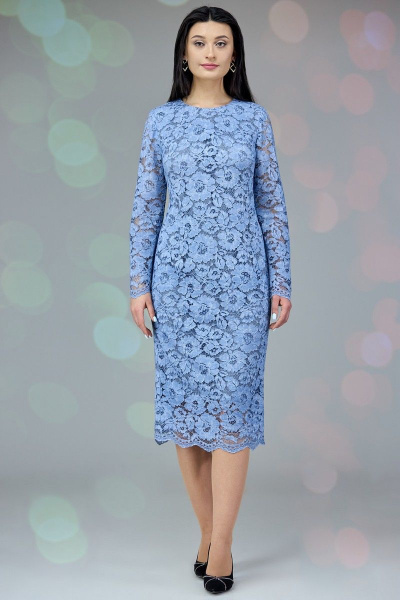 Платье Angelina & Сompany 647 голубой - фото 1