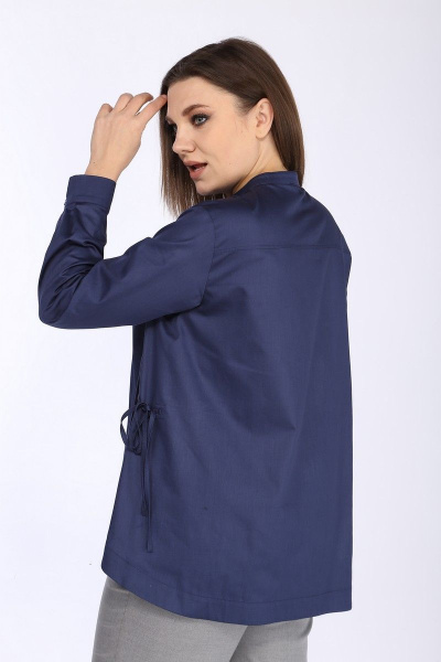 Блуза Lady Style Classic 2393/1 темно-синий - фото 2