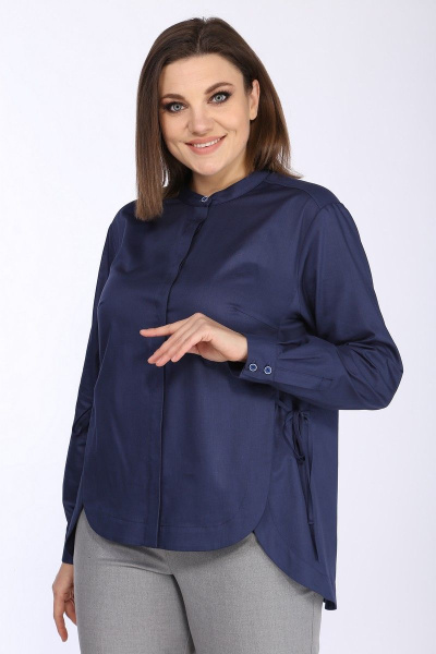 Блуза Lady Style Classic 2393/1 темно-синий - фото 1