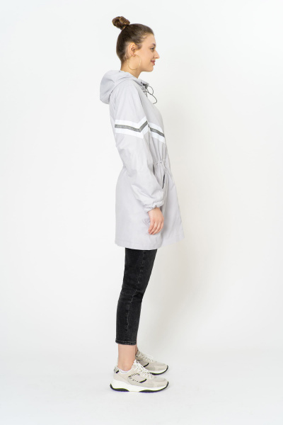 Куртка Elema 3-10929-1-170 светло-серый - фото 3