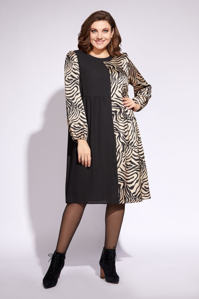 Платье Милора-стиль 931 леопард - фото 1