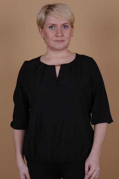 Блуза MIRSINA FASHION 13930001 черный - фото 1