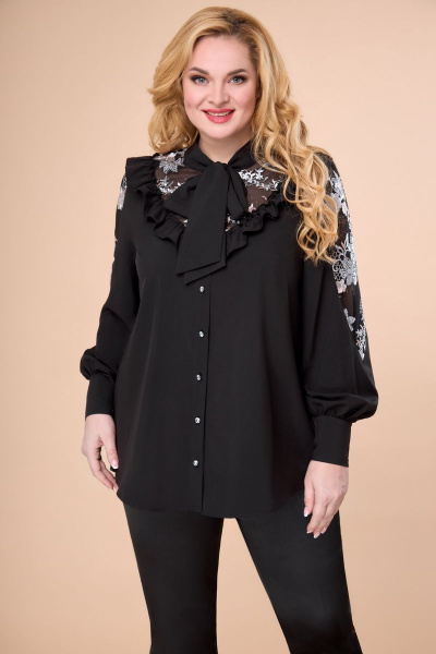Блуза Svetlana-Style 1714 черный - фото 1