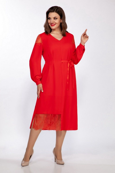 Платье LaKona 1386 красный - фото 1