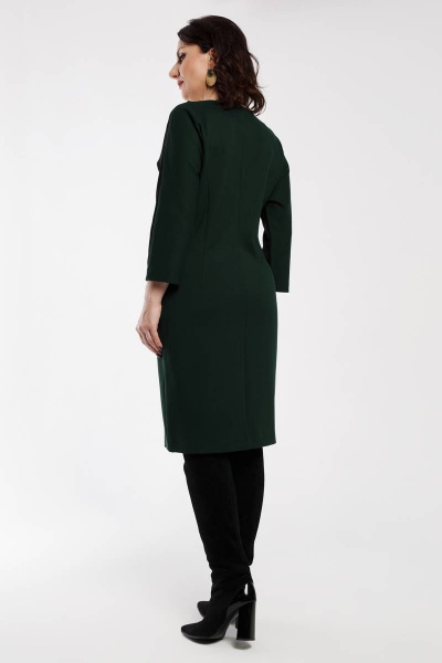 Платье Дорофея 586 темно-зеленый,изумрудный - фото 3