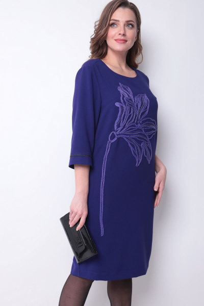 Платье Michel chic 2081 фиолетовый - фото 5