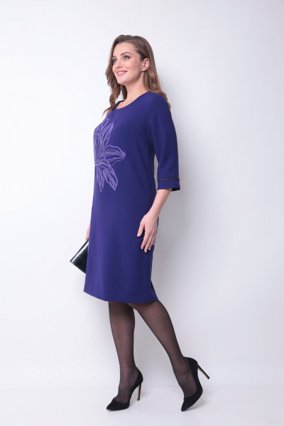 Платье Michel chic 2081 фиолетовый - фото 1