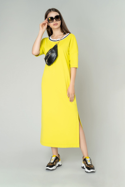 Платье Elema 5К-10137-1-170 желтый - фото 1