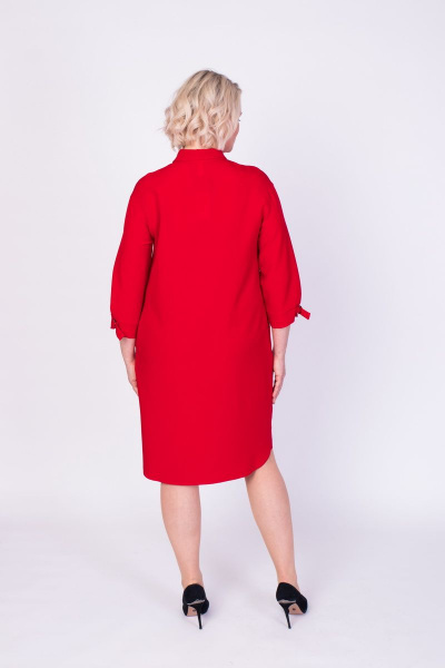 Платье Содари 550 красный - фото 2
