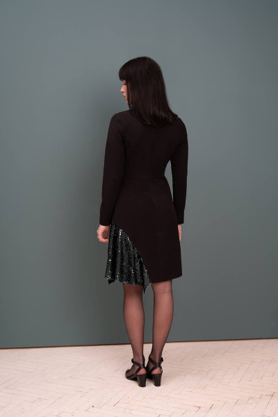 Платье JRSy 2099 черные_пайетки - фото 2