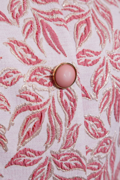 Жакет, юбка ANASTASIA MAK 933 бело-розовый - фото 7