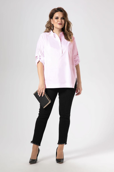 Рубашка Панда 35842z светло-розовый - фото 1