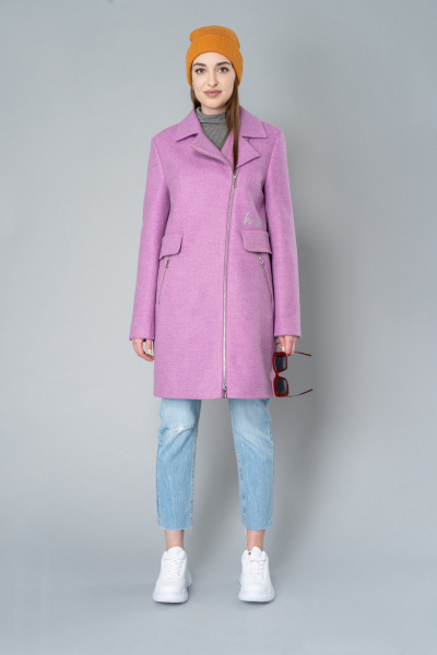 Пальто Elema 1-8396-1-170 розовый - фото 1