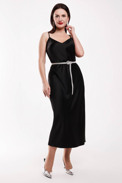 Платье Дорофея 599 черный - фото 4