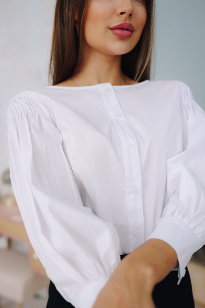Блуза THE.WOMAN 101 белый - фото 1