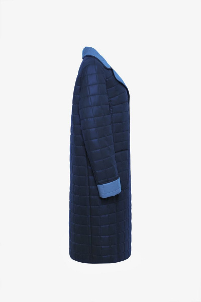Пальто Elema 5-11635-1-164 тёмно-синий - фото 2