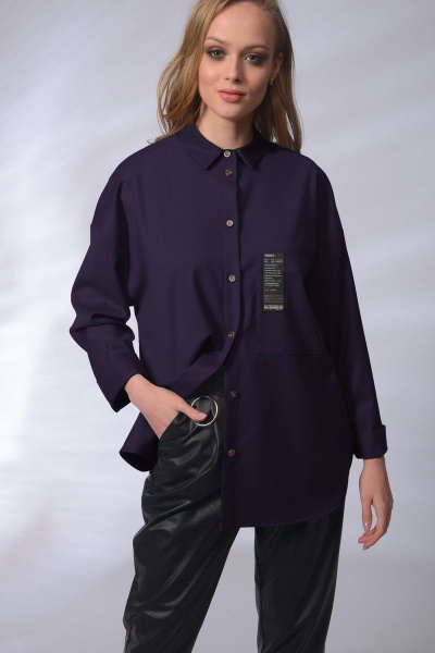Блуза MAX 1-030Б фиолетовый - фото 1