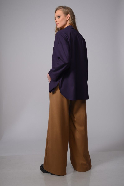 Блуза MAX 1-030Б фиолетовый - фото 2