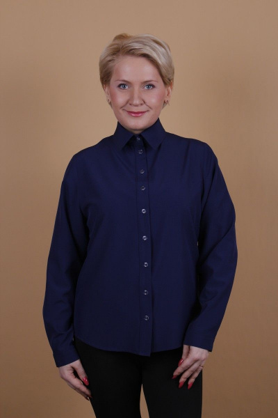 Блуза MIRSINA FASHION 14980002 синий - фото 1