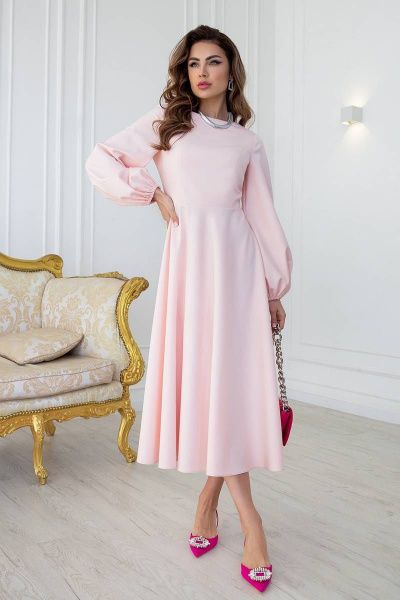 Платье Daloria 1887R светло-розовый - фото 2